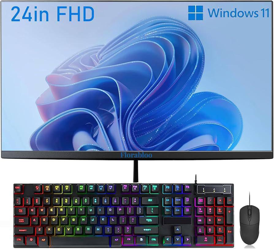 all 3 کامپیوتر همه کاره 24اینچی نو مدل All-in-One Florabloo_ i5 16GB ddr4 256GB ssd۷ - Image 1