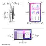 مانیتور استوک 23 اینچ  فریم لس دل مدل Dell p2422H - Image 5